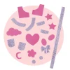 Corolle 2 jeux de Décochic™ Rose pour poupée ma chérie création