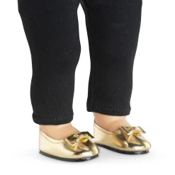 Corolle Ballerines dorées pour poupée ma