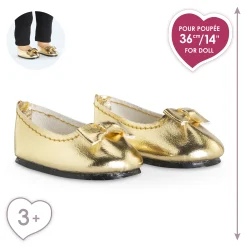 Corolle Ballerines dorées pour poupée ma