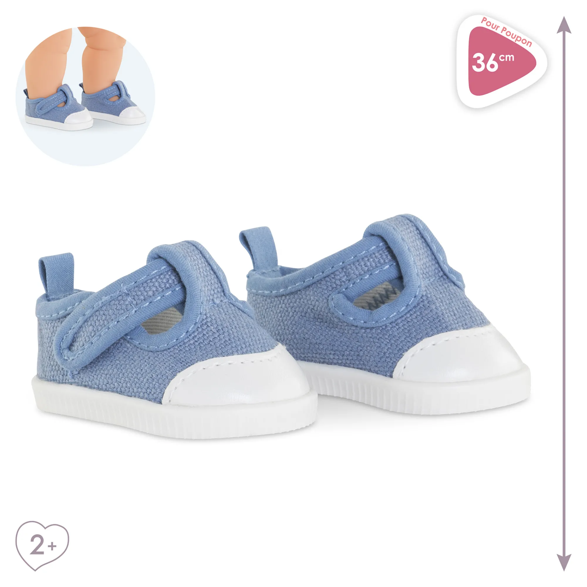 Corolle Baskets Bleues pour poupon 36 cm