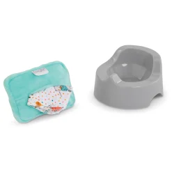 Corolle Bébé Bain Calypso et Pot & Lingette