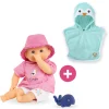 Corolle Bébé Bain Océane et Cape de Bain Pingouin