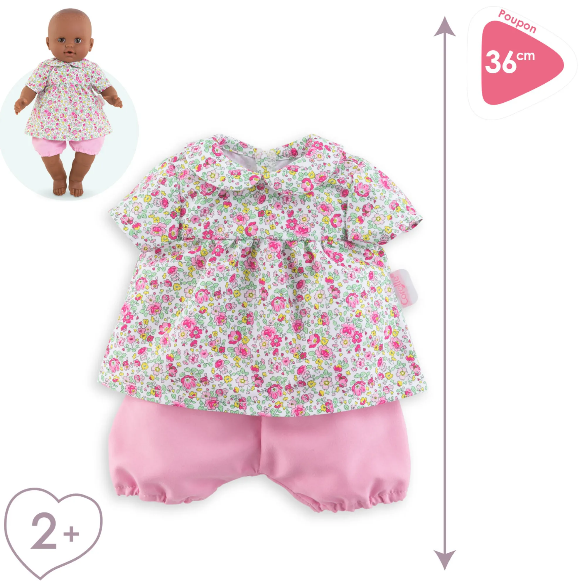 Corolle Bloomer Jardin en Fleurs pour poupon 36 cm