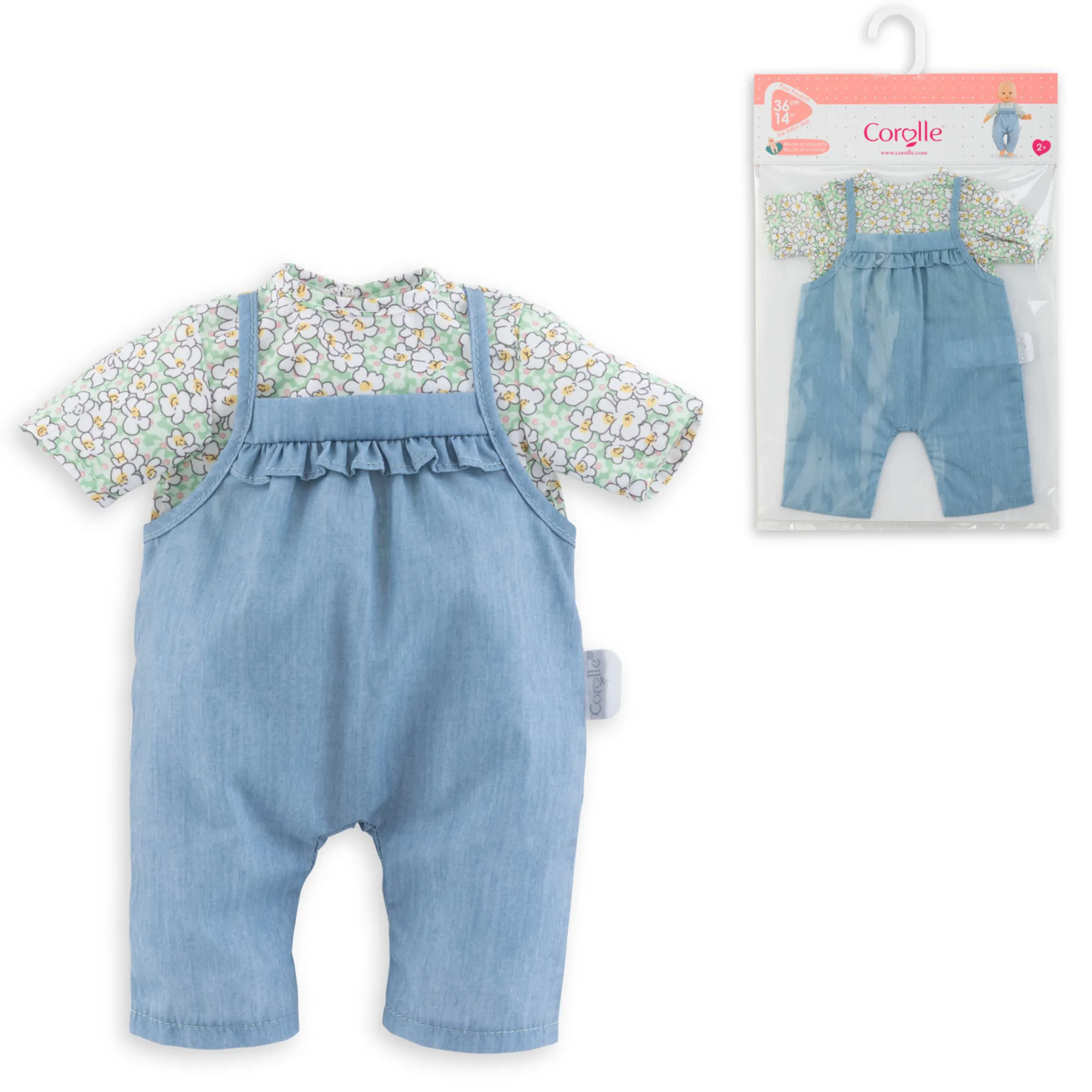 Corolle Blouse et Salopette pour poupon 36 cm