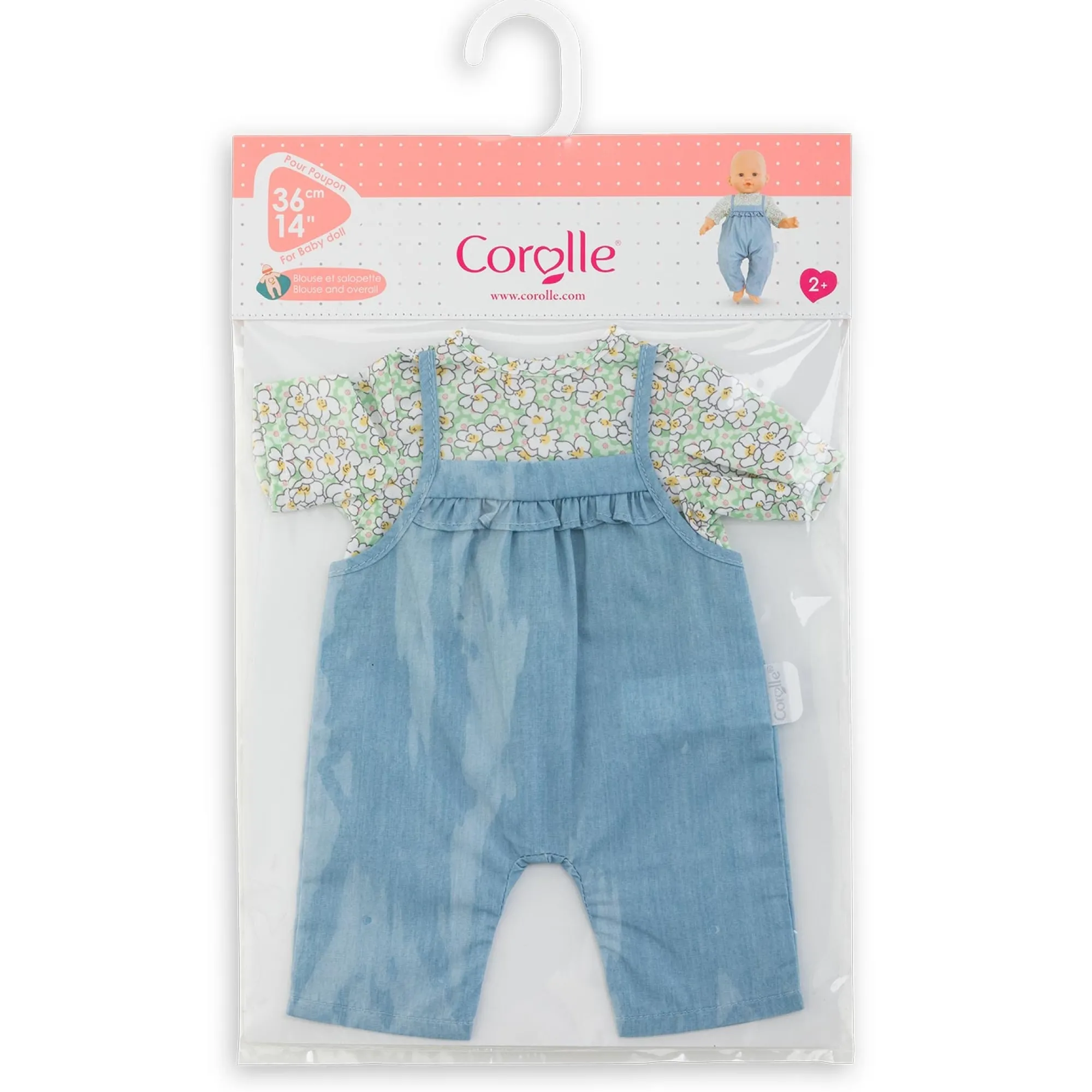 Corolle Blouse et Salopette pour poupon 36 cm