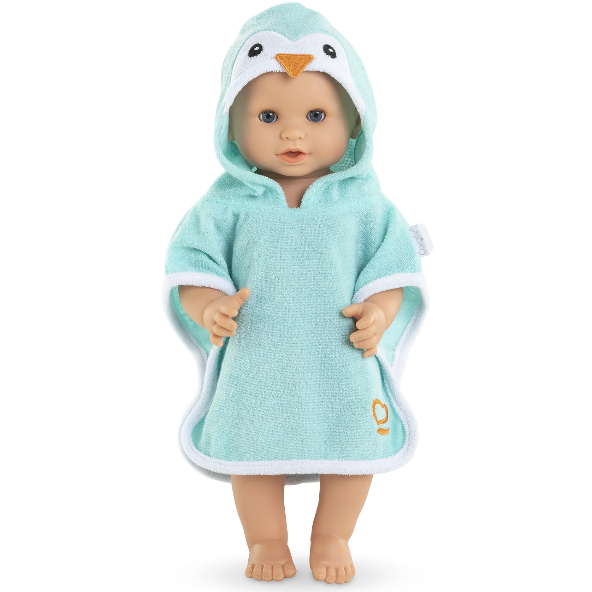 Corolle Cape de Bain Pingouin pour poupon 36 cm