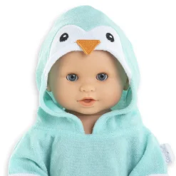 Corolle Cape de Bain Pingouin pour poupon 36 cm