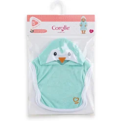 Corolle Cape de Bain Pingouin pour poupon 36 cm