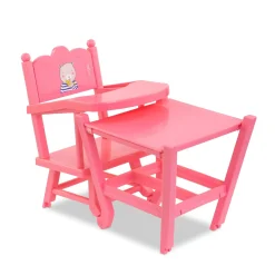 Corolle Chaise Haute Rose pour poupon 36 et 42 cm