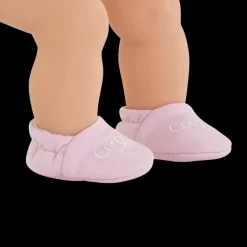 Corolle Chaussons roses pour poupon 30 cm