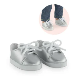 Corolle Chaussures Argentées pour poupée ma