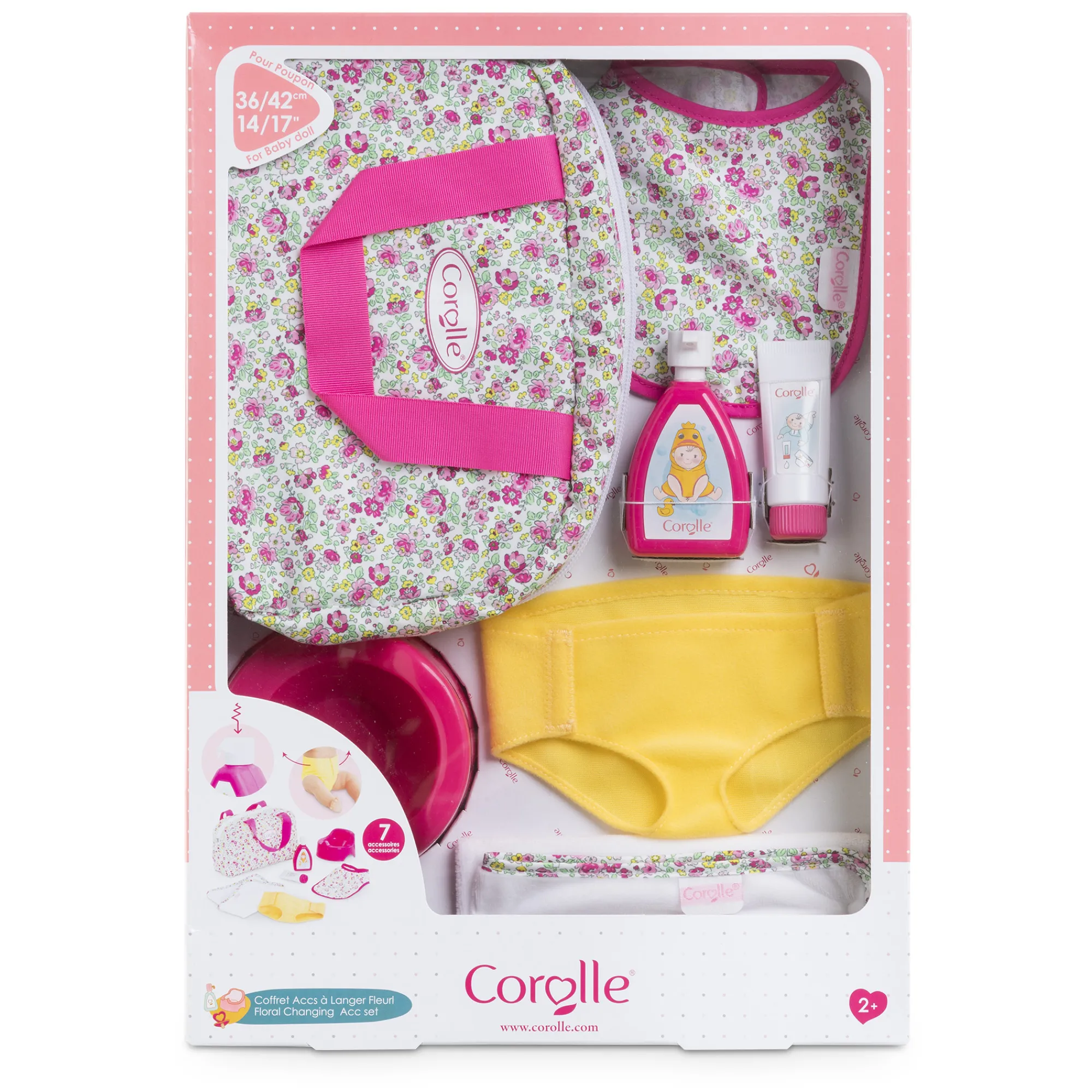 Corolle Coffret Accessoires à Langer pour poupon 36 et 42 cm