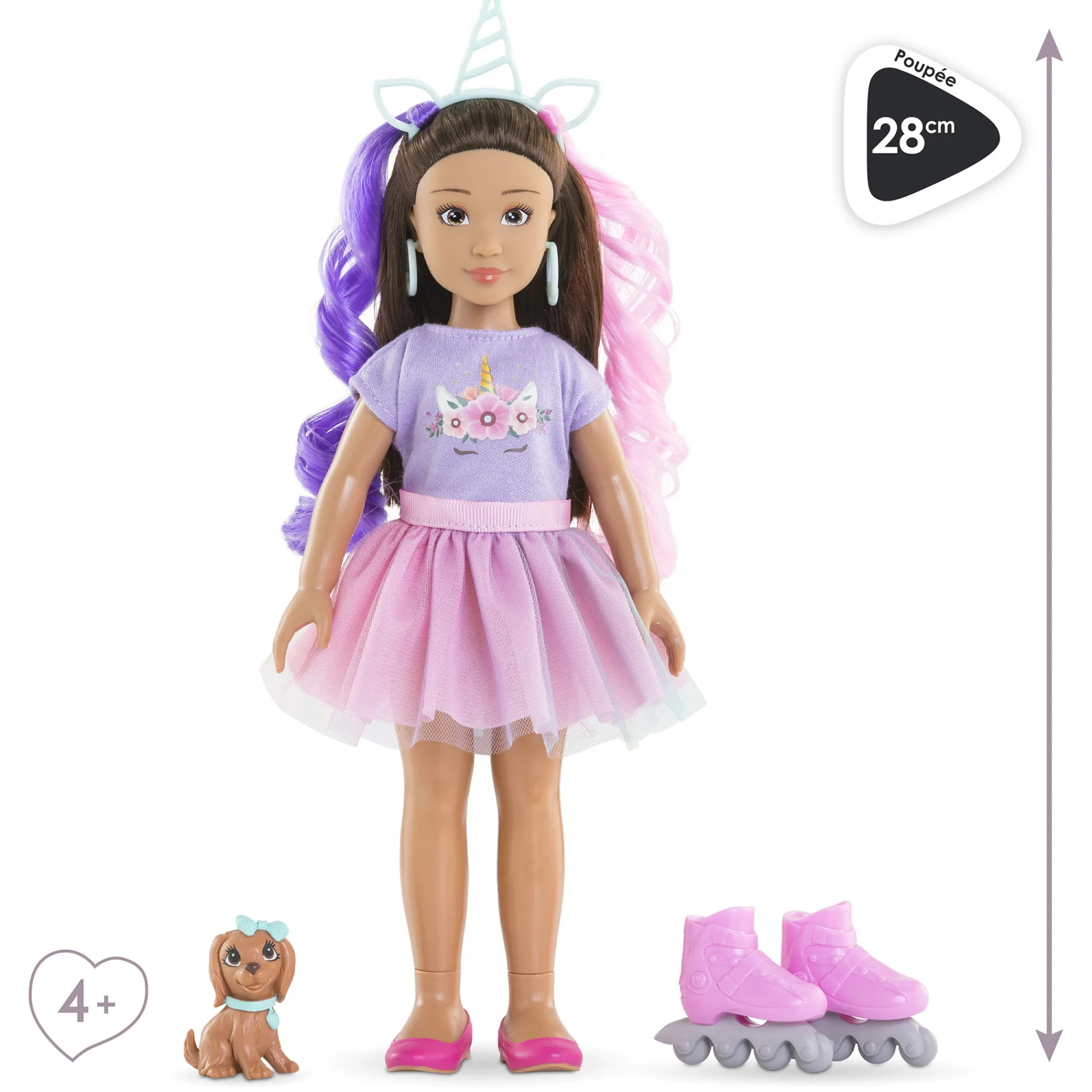Corolle Coffret Poupée Girls Luna Licorne