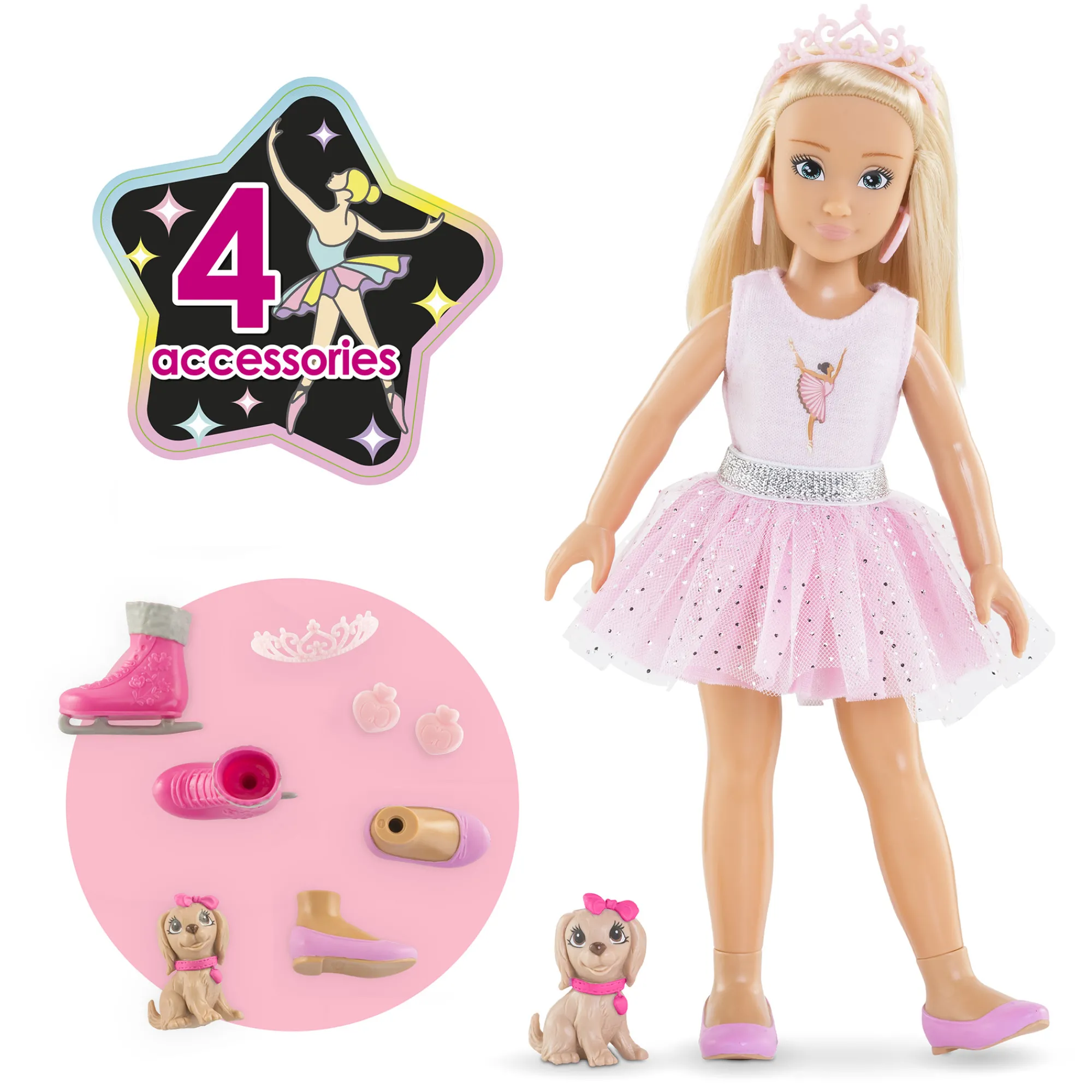 Corolle Coffret Poupée Girls Valentine Ballerine