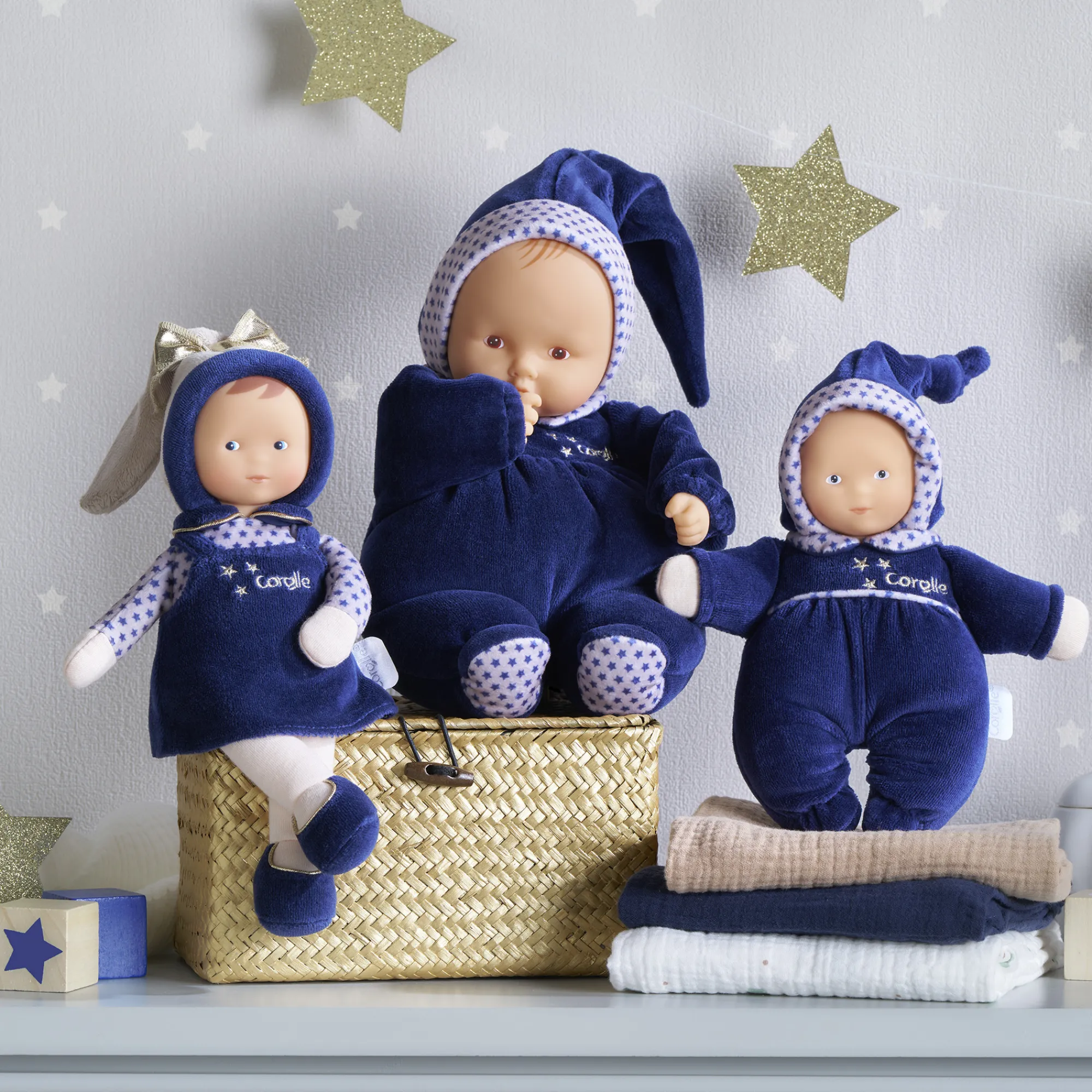 Corolle Doudou Babidoux Marine Rêves d'Étoiles