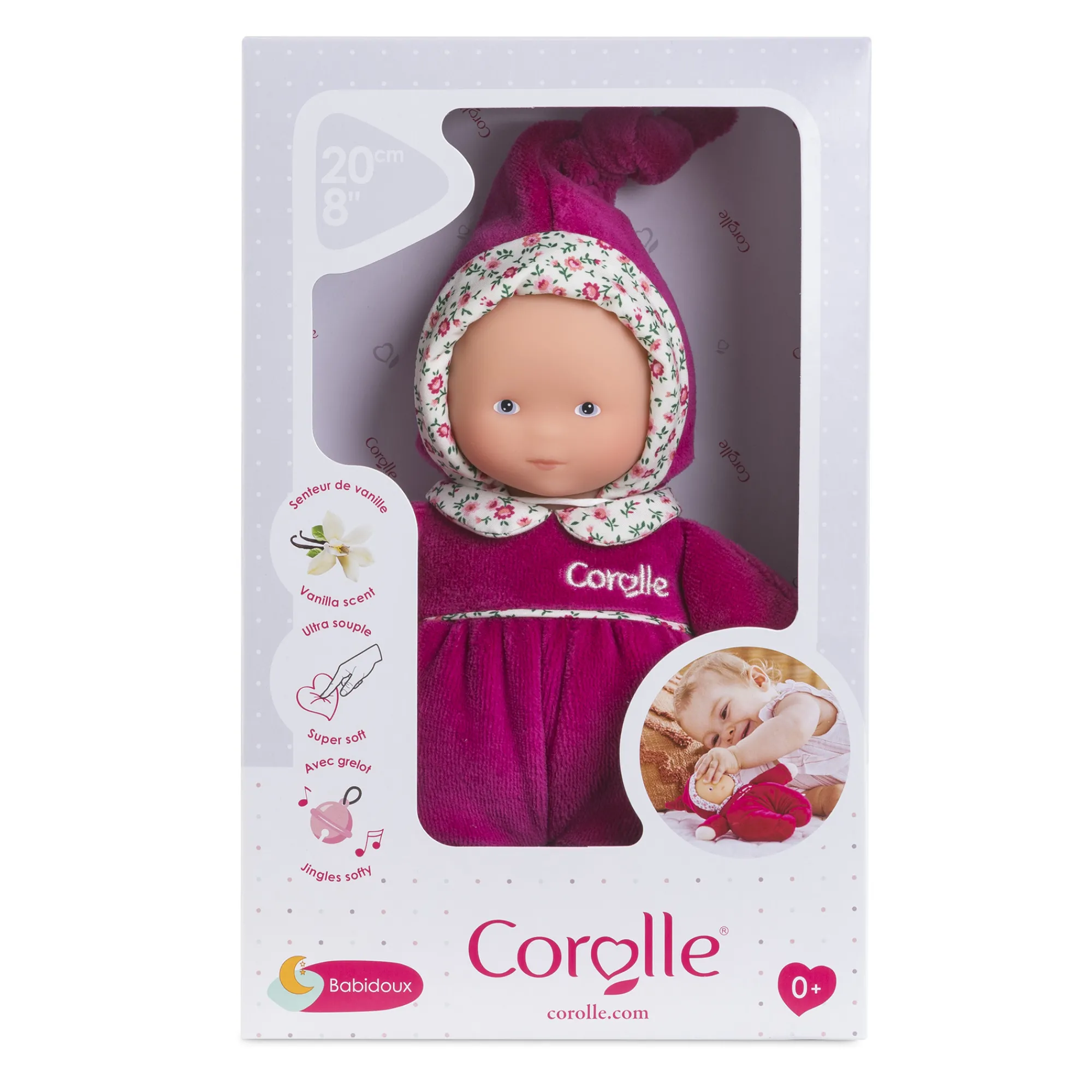 Corolle Doudou Babidoux Rose Grenadine
