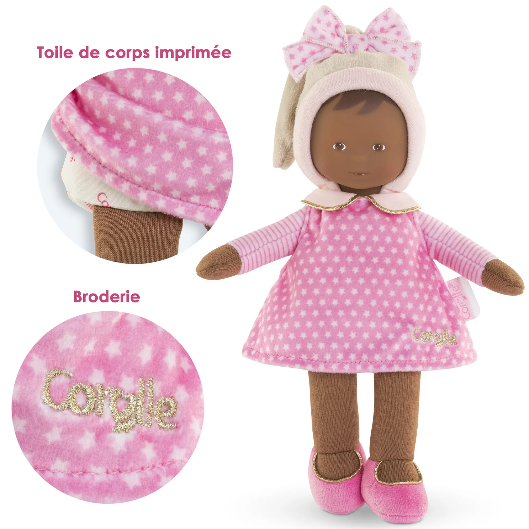 Corolle Doudou Miss Rose Rêves d'Étoiles