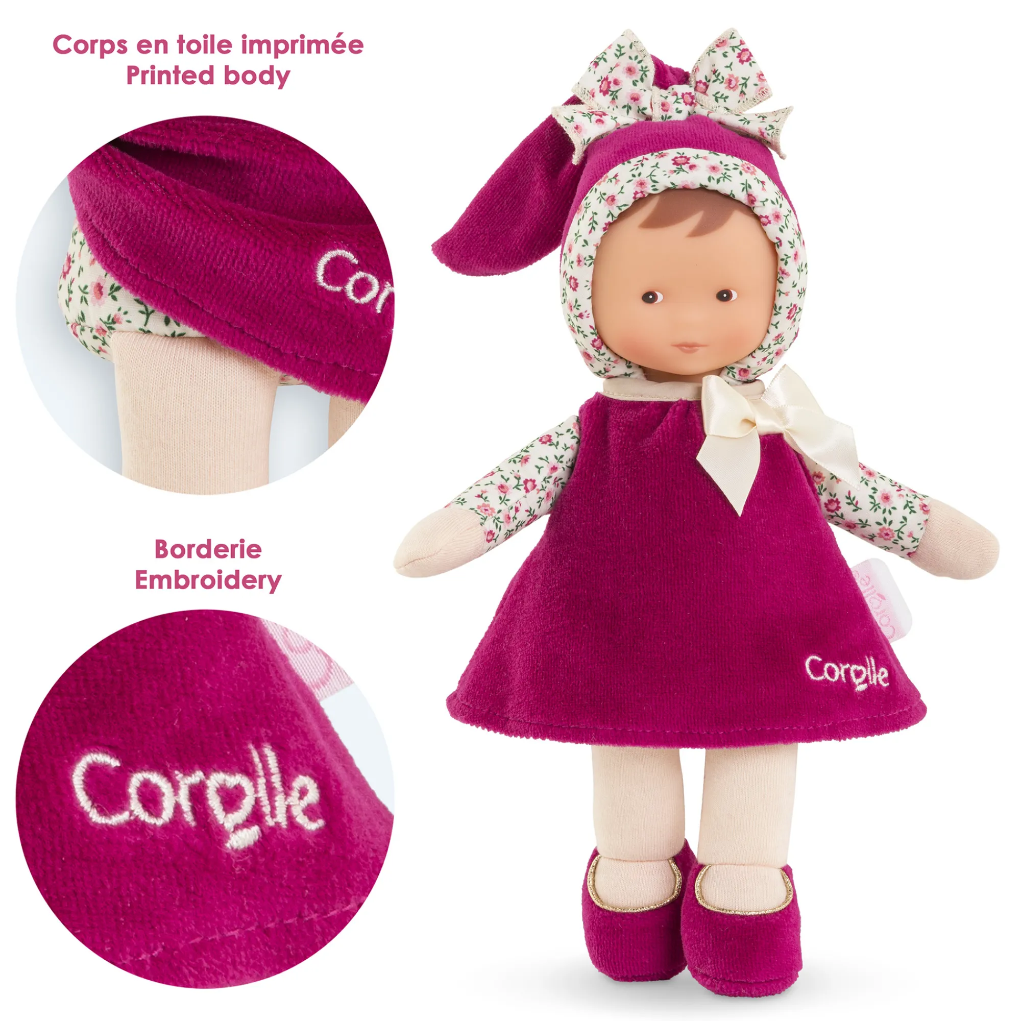 Corolle Doudou Miss Rose Grenadine