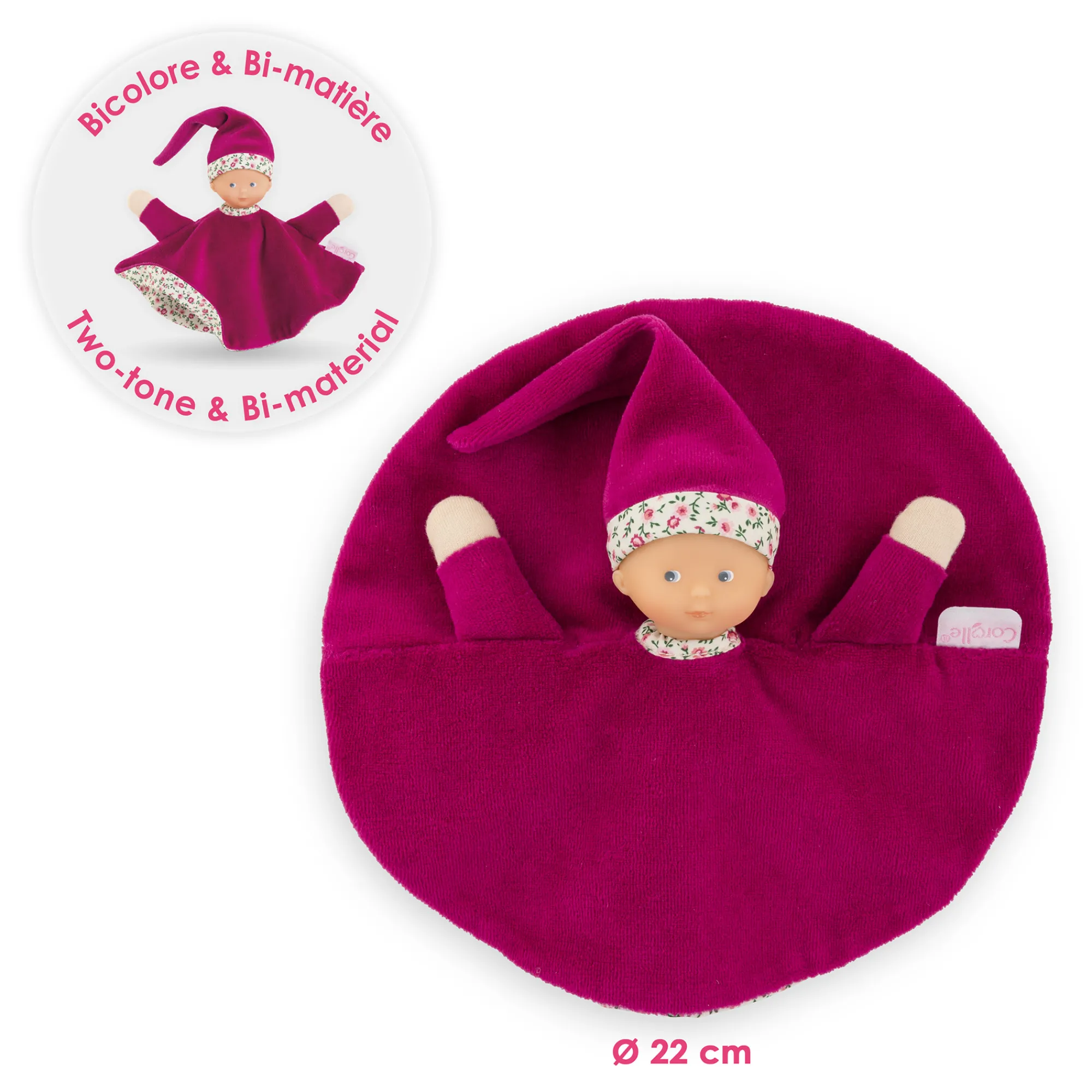 Corolle Doudou Tidoudou Rose Grenadine