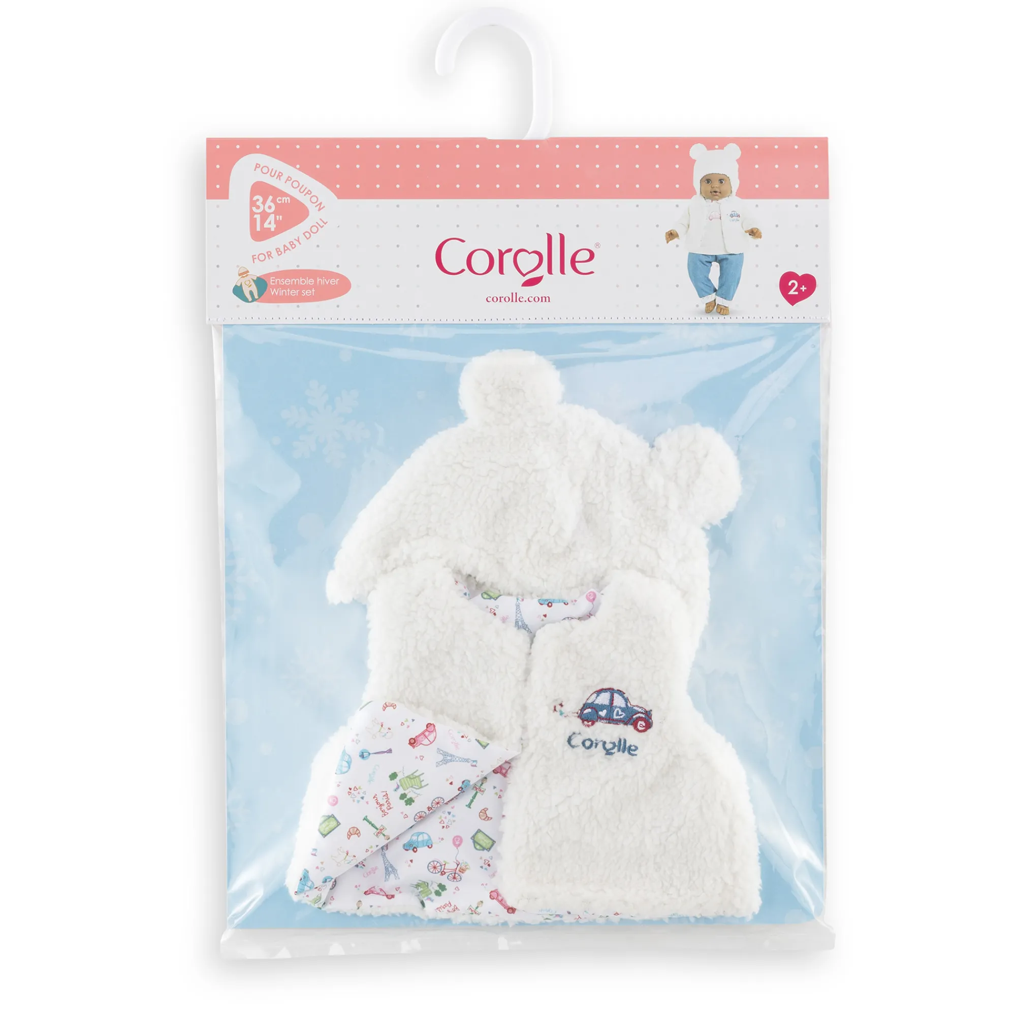 Corolle Ensemble Hiver Week-end à Paris pour poupon 36 cm