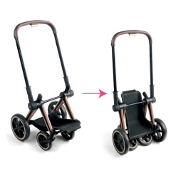Corolle Landau 3 en 1 Cybex Priam Noir pour poupon 36 / 42 / 52 cm