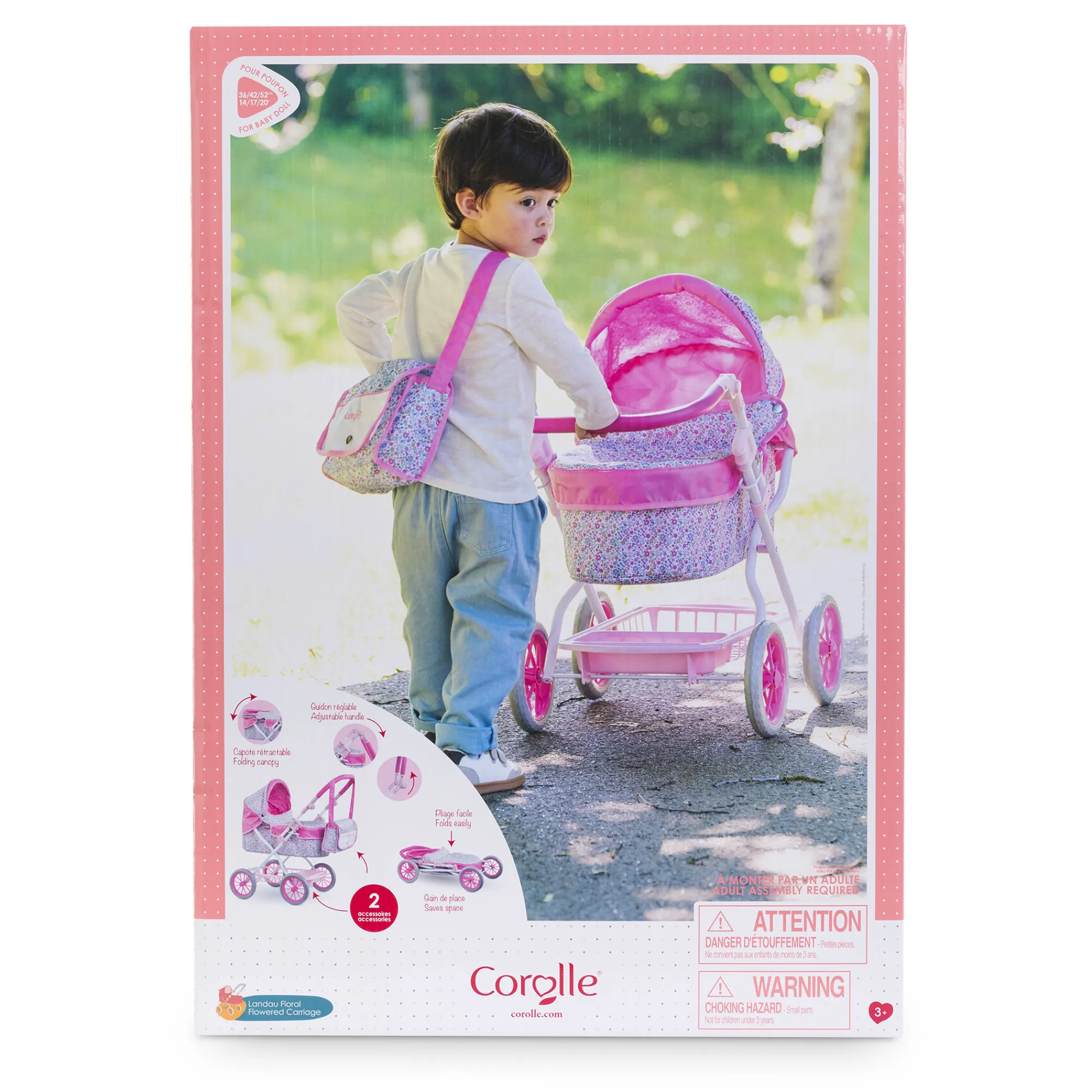 Corolle Landau Floral pour poupons 36 / 42 et 52 cm
