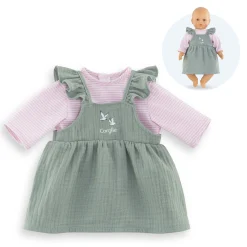 Corolle Lila Chérie se balade en Poussette Canne Rose
