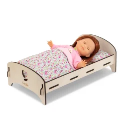 Corolle Lit en Bois pour poupon 30 et 36 cm