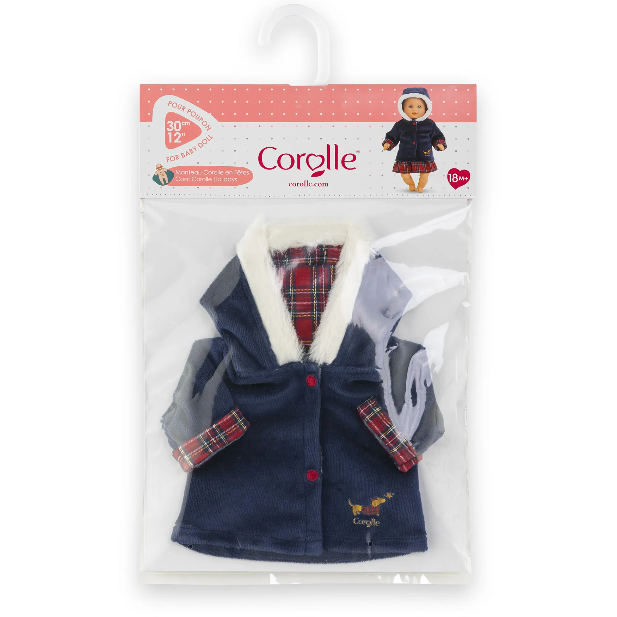 Corolle Manteau en Fêtes pour poupon 30 cm