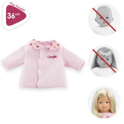 Corolle Manteau Pétales de Cœurs pour poupée ma