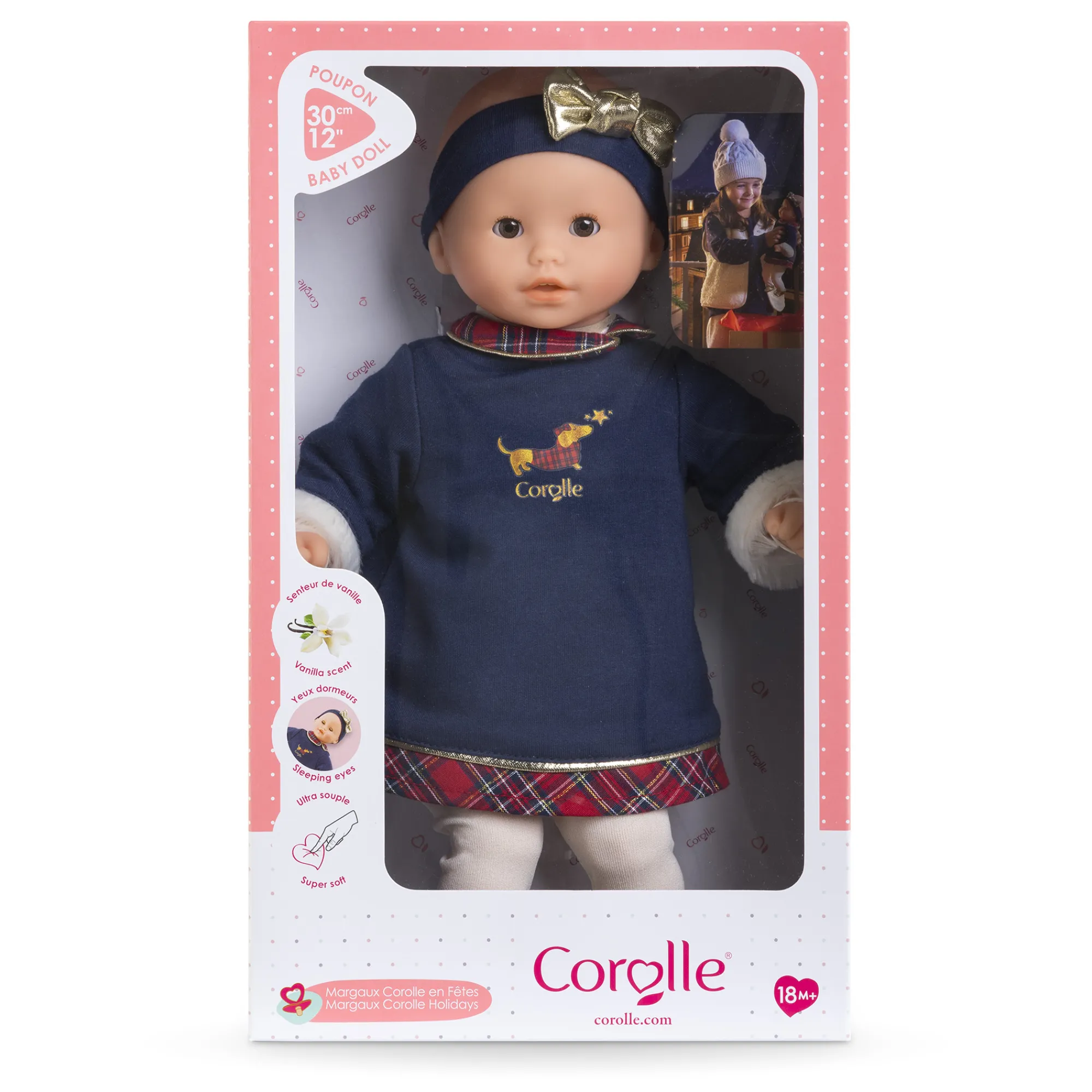 Corolle Mon Bébé Calin Margaux en Fêtes et Valise Docteur