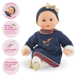 Corolle Mon Bébé Calin Margaux et Manteau en Fêtes