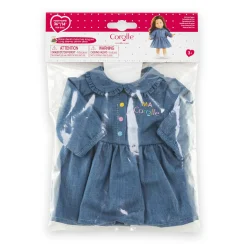 Corolle Pénélope en Robe Denim et Baskets