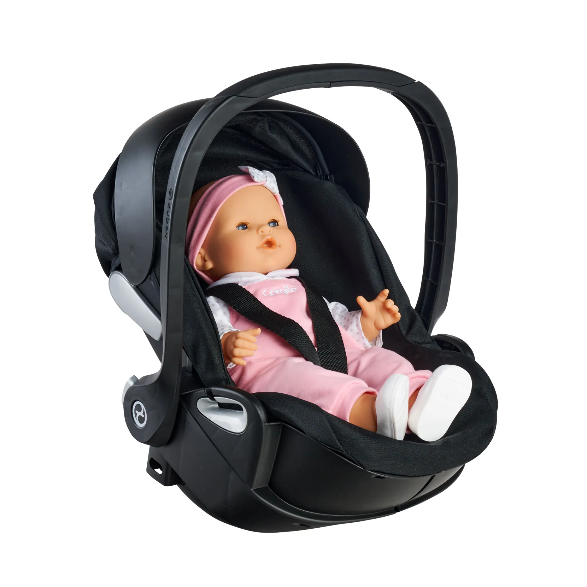 Corolle Porte-Poupon Cybex 2 en 1 noir pour poupon 36 et 42 cm