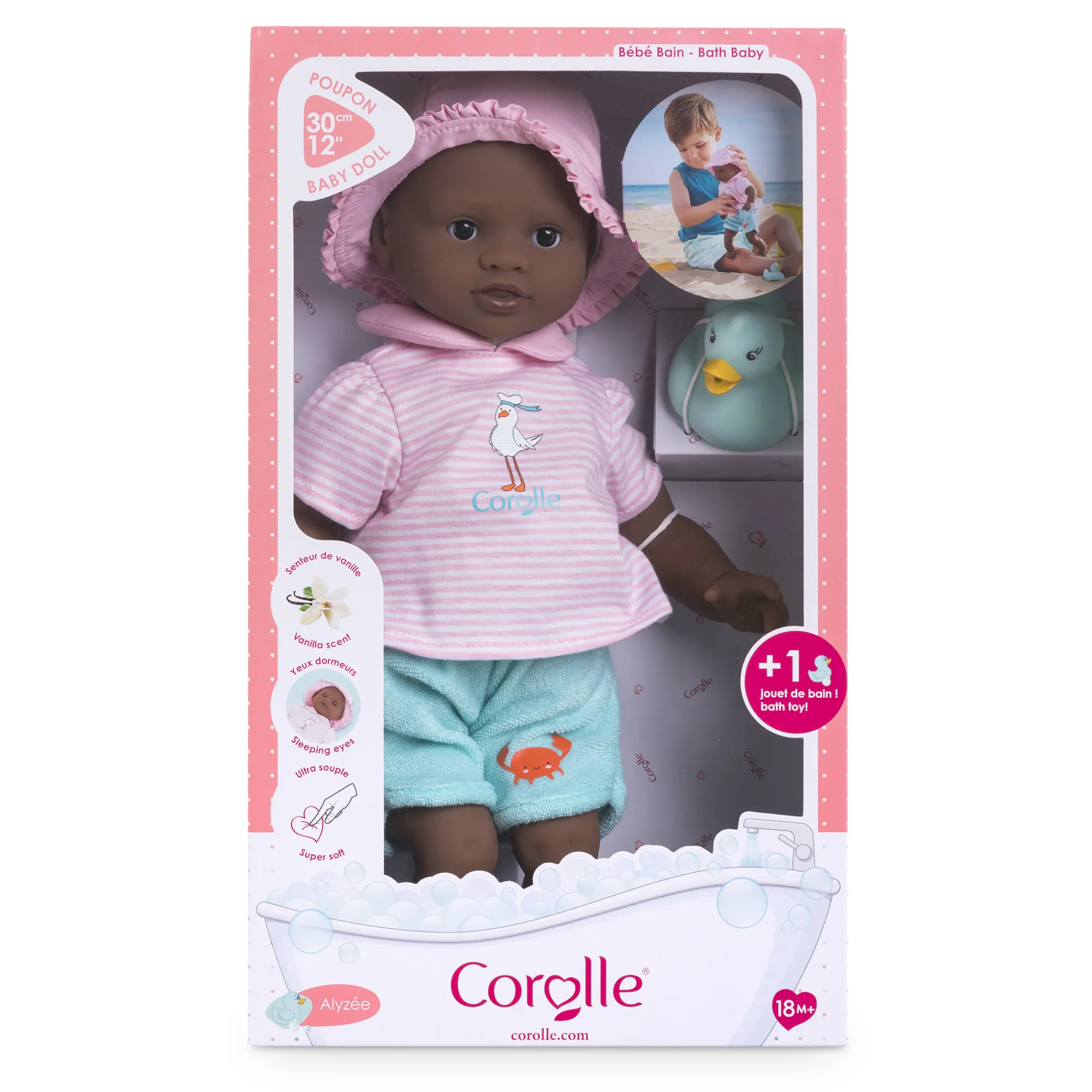 Corolle Poupon Bébé Bain Alyzée - Canard