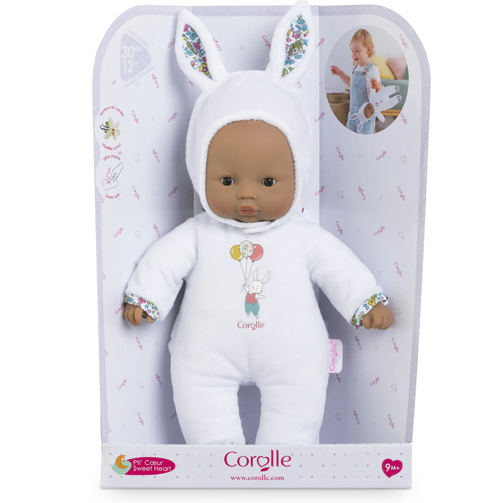 Corolle Poupon Pti'Cœur Lapin Blanc