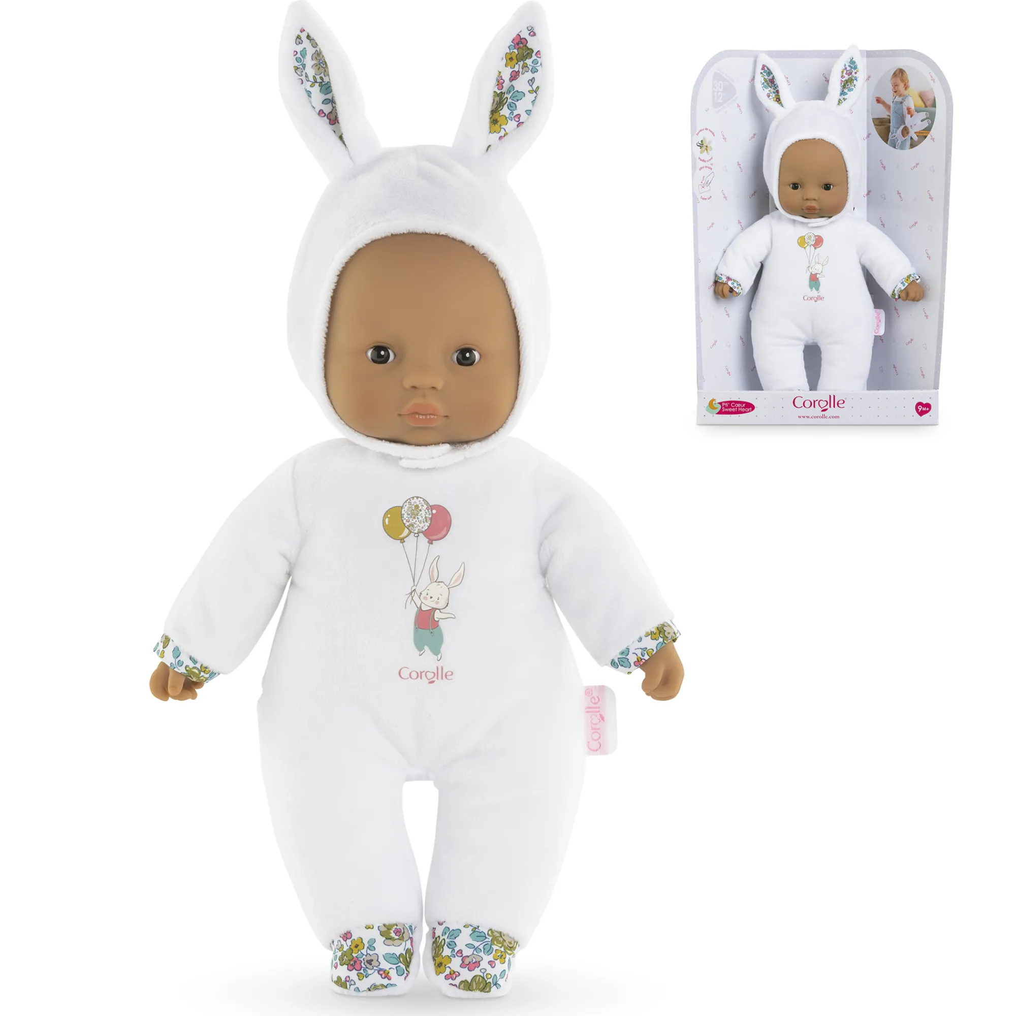 Corolle Poupon Pti'Cœur Lapin Blanc