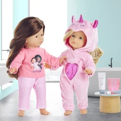 Corolle Pyjama Licorne Rose pour poupée ma