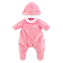 Corolle Pyjama rose et bonnet pour poupon 36 cm