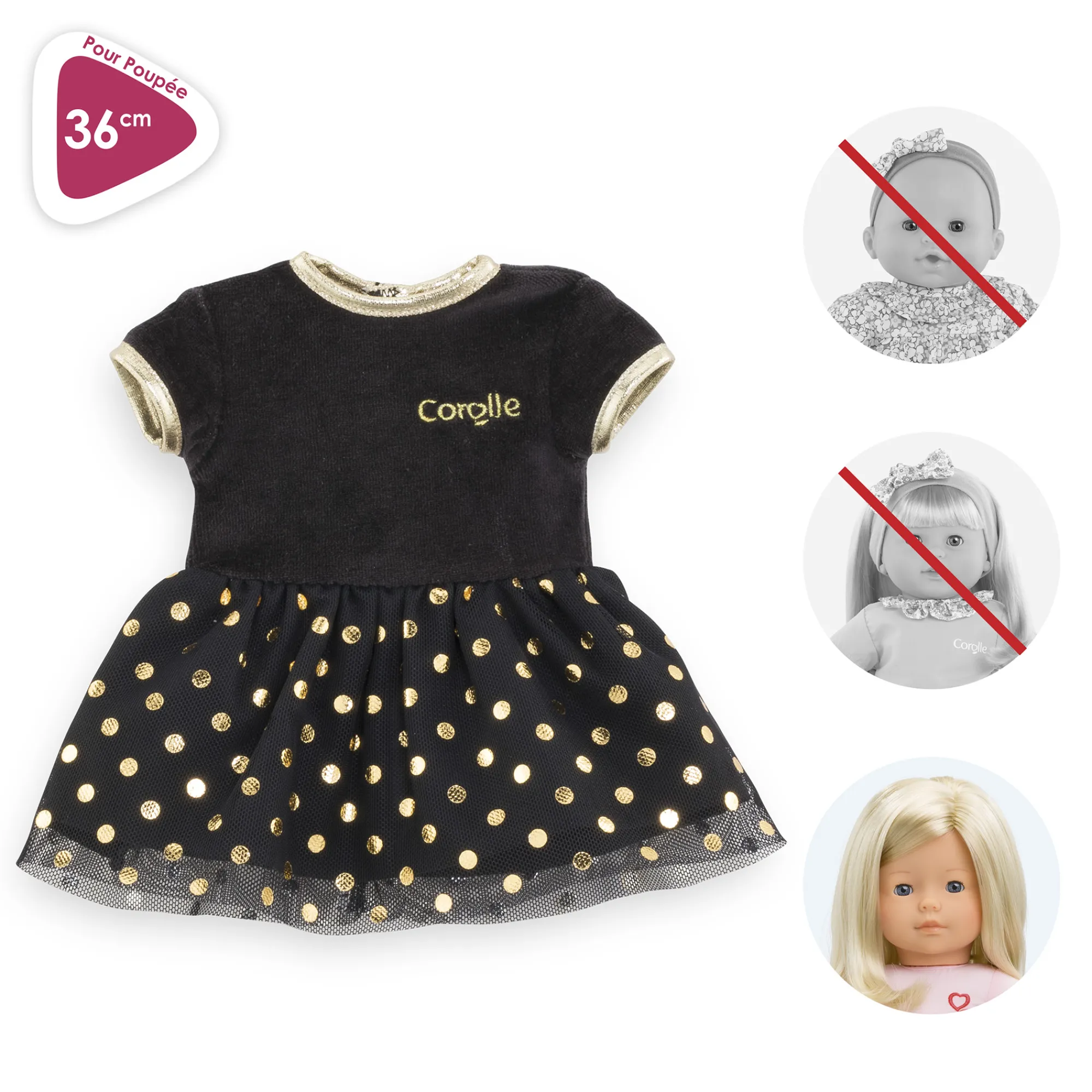 Corolle Robe Couture pour poupée ma