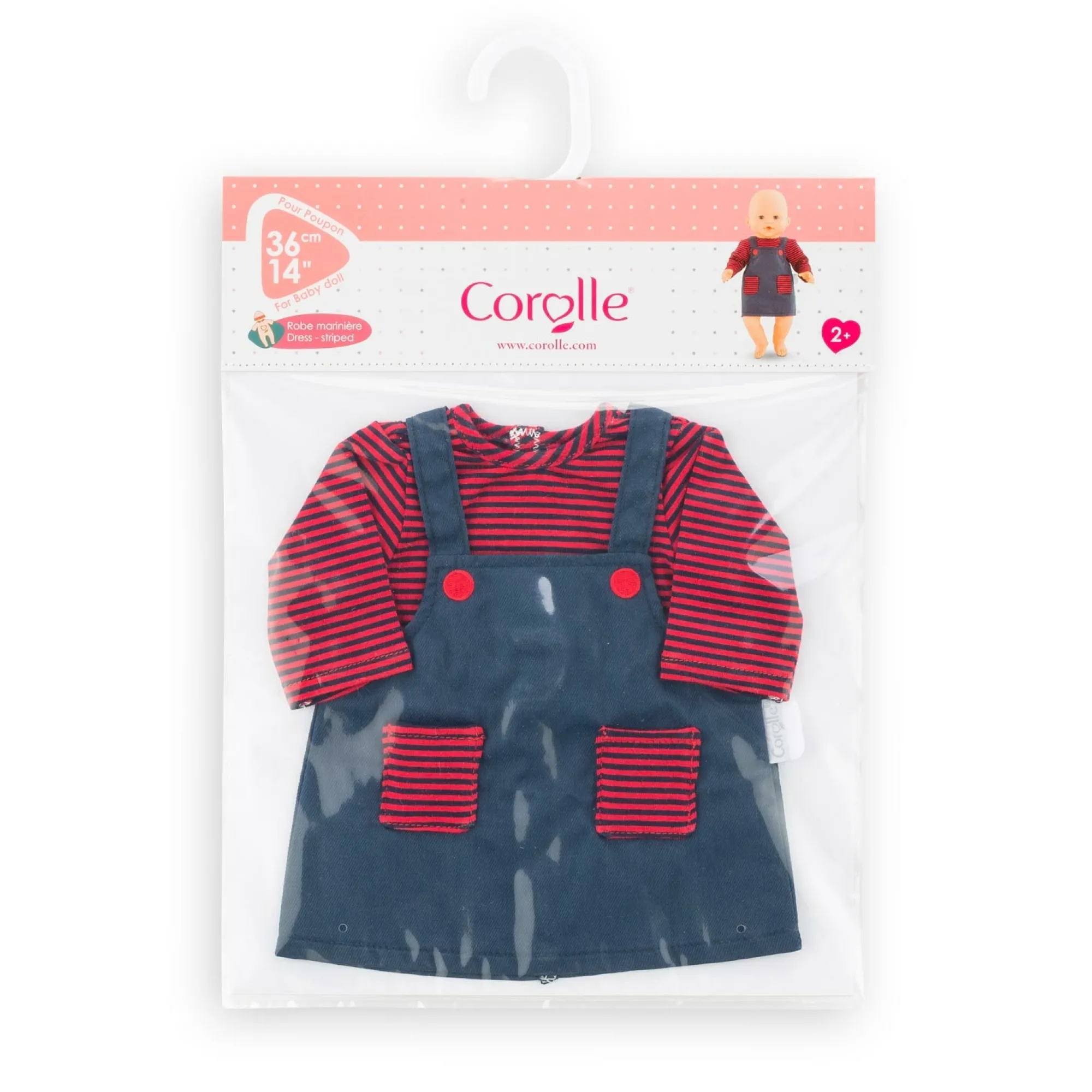 Corolle Robe Marinière pour poupon 36 cm