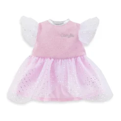 Corolle Robe Rose à Paillettes pour poupée ma