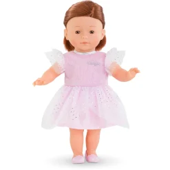 Corolle Robe Rose à Paillettes pour poupée ma