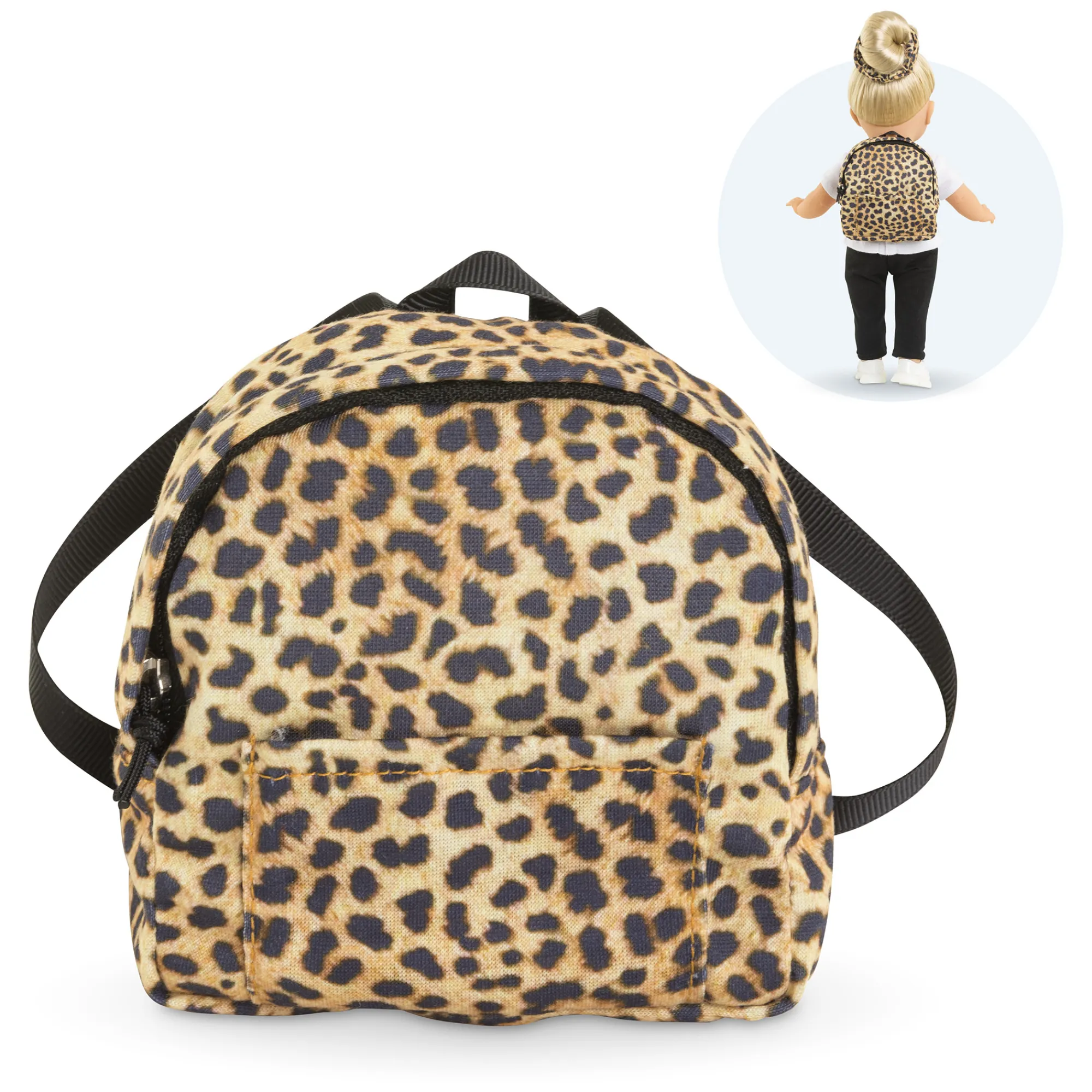Corolle Sac à dos Léopard pour poupée ma