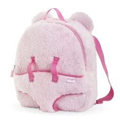 Corolle Sac à Dos Porte-Poupon Peluche Rose pour poupon 30 cm