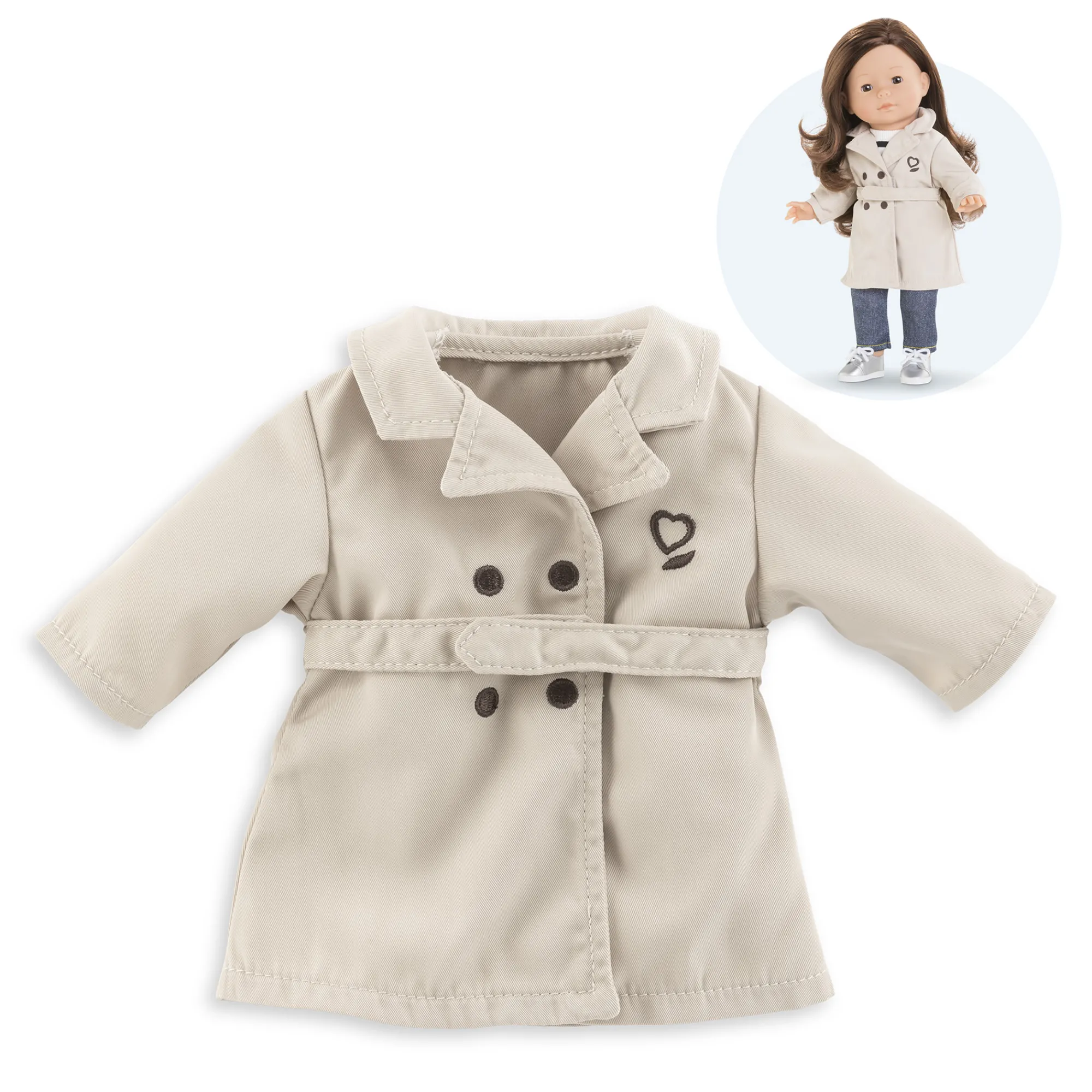 Corolle Trench Beige pour poupée ma