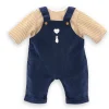 Corolle T-Shirt et Salopette Marine pour poupon 42 cm