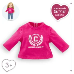 Corolle T-Shirt Fuchsia Academy pour poupée ma