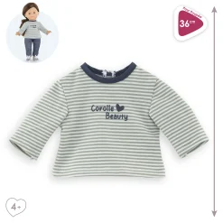 Corolle T-Shirt Rayé Manches Longues pour poupée ma